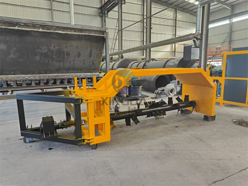 根据郴州用户需求制作的牵引式翻抛机的设备特点