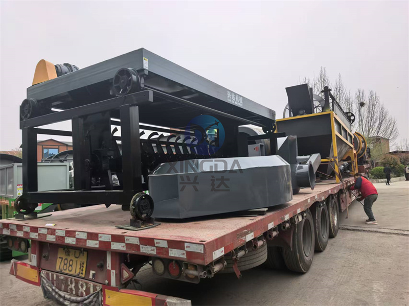 年产3万吨颗粒有机肥生产线发货现场